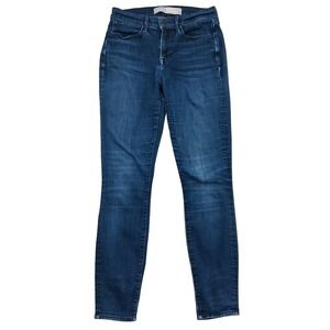 Ayr Jeans Womens 25x26 Blue Medium Wash Skinny Slim Stretch Denim Made USA